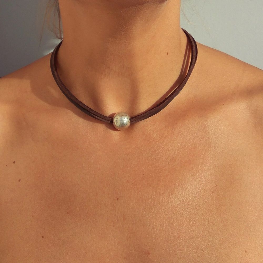 Boho band necklace N799